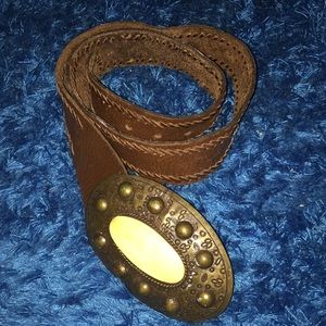 Real genuine leather belt